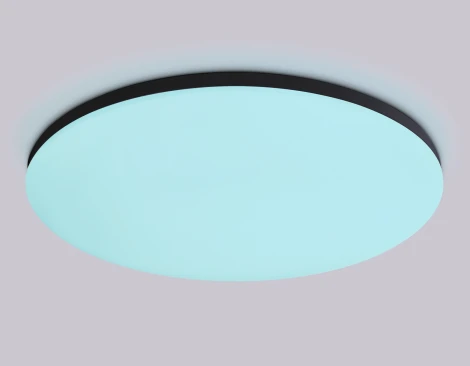 Потолочный светильник RGB круглый светодиодный с пультом и управлением смартфоном Ambrella ORBITAL FZ2006 (220V, умный дом - Алиса, Tuya Smart, Алекса, Smart Home, круглые, IP54)