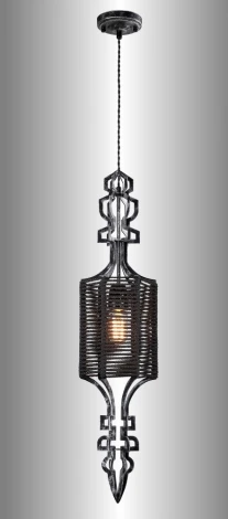 Подвесной светильник Crystal Lux Prima SP1 B BLACK-SILVER/BLACK