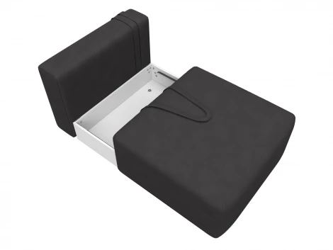 Модуль диван Лига-060 НПБ (ЛДСП,Брус,Фанера,Замша/Коричневый) Лига Диванов 129542