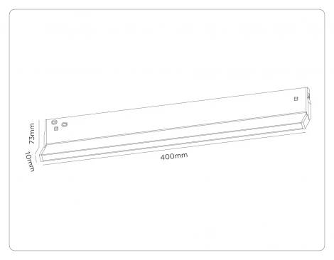 Трековый светильник магнитный светодиодный 3CCT 3000K-6000K 20W 48V Ambrella Track System GL2355