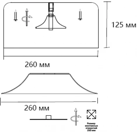 Потолочный светильник круглый Sonex Confy 7691/26L металл/акрил/белый/красный LED 26Вт 4000K D260 IP20 (220V, круглые)