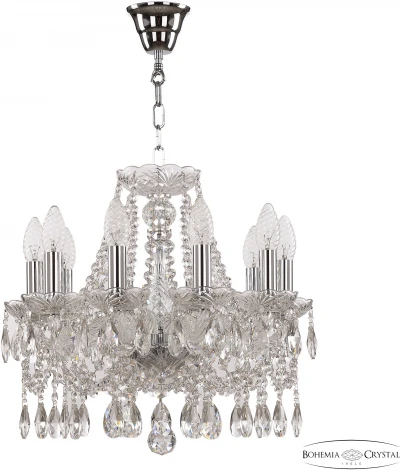Подвесная люстра Bohemia 107 107/10/141 Ni (220V, подвески, на цепи, подсвечник, свеча)