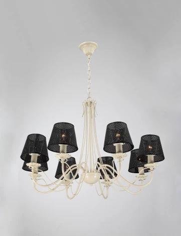 Подвесная люстра Lucia Tucci Bristol 890.8 ivory (220V, на цепи)