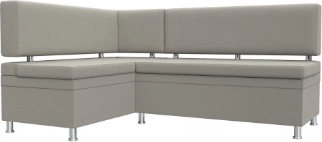 Диван кухонный угловой Стайл левый угол (Бежевый/Рогожка) Лига Диванов арт.122524L