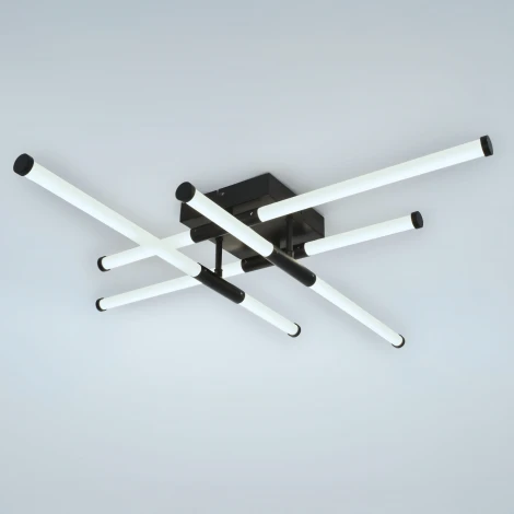 Потолочная люстра на штанге светодиодная с пультом ЭРА Fliss CLL-1-72-RC BK