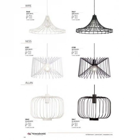 Подвесной светильник Nowodvorski Ness 6768 (220V, на проводе)