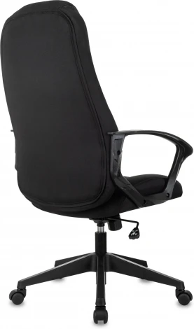 Кресло игровое Zombie 200 черный ткань/эко.кожа крестов. пластик пластик черный