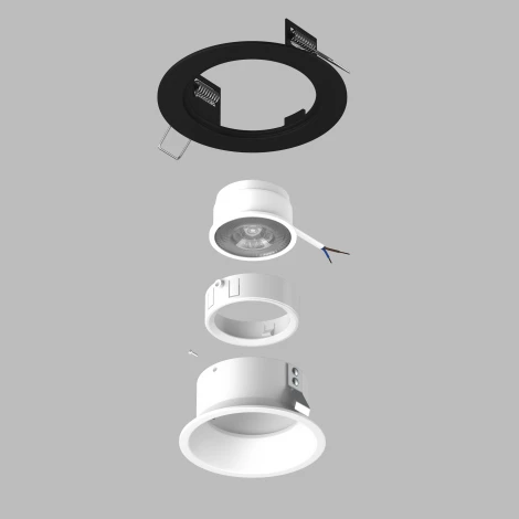 Встраиваемый светильник под LED модуль/ламп МR16 Lightstar Domino D61706WMOD (220V, круглые)