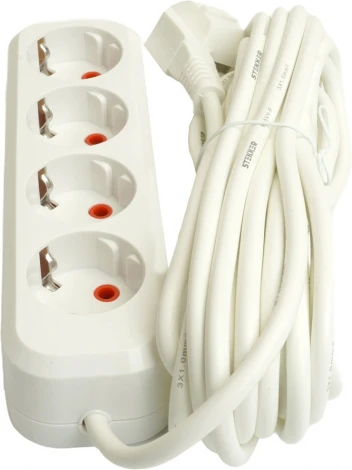 Удлинитель 4-х местный 7 метров с заземлением Stekker Home 49389