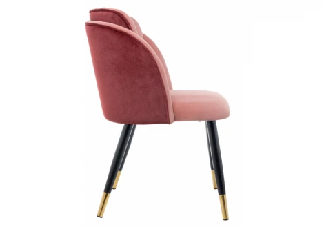 Обеденный стул на металлокаркасе Woodville Orly coral / red 11783