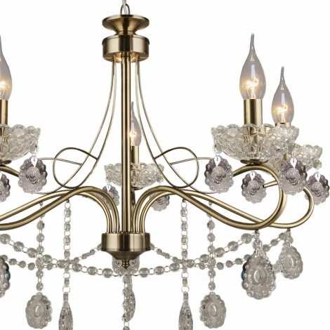 Подвесная люстра Reluce 01487-0.4-05 AB (220V, на цепи)