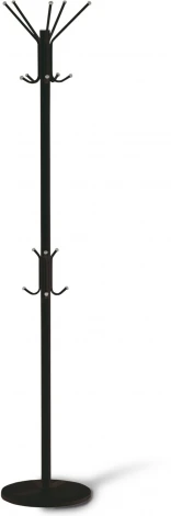 Вешалка Офис 1-1Р черный/серый Sheffilton 6162195503