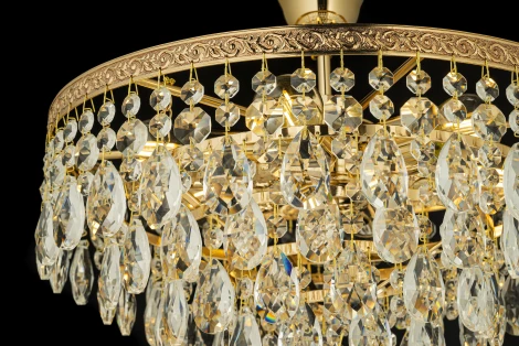 Потолочная люстра буше Arti Lampadari Castellana E 1.3.38.601 G (220V, хрусталь)