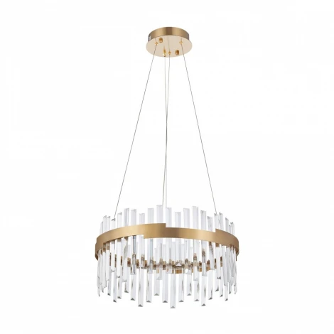 Подвесная люстра Arte Milano Venezia 312011/D500 BS (регулировка яркости, LED, 220V, хрусталь, пульт управления, на тросе, круглые)