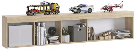 Энерджи Полка Mebelson (ЛДСП/Дуб сонома,Белый) арт.MDE-04.1623