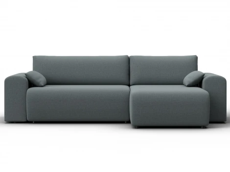 Диван угловой Лига-099 угол универсальный (ДВП,ДСП,ЛДСП,Брус,Фанера/Пластик/Рогожка/Серый) Лига Диванов 133694