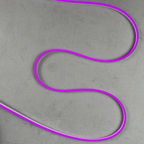 Односторонний Гибкий Неон 6х12мм Фиолетовый 12В, IP65 Laitcom FR-23528