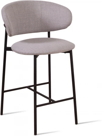 Стул полубарный Adele, рогожка wellton 912, серый Top Concept арт.22296