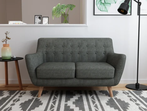 Диван Picasso двухместный горчичный