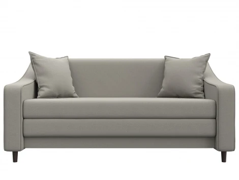 Диван прямой Лига-071 (ЛДСП,Брус,Фанера/Дерево/Рогожка/Бежевый) Лига Диванов 129650