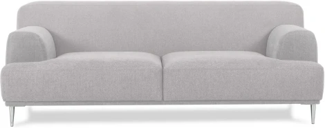 Диван Portofino 2-х местный ОГОГО (арт.753134), (Велюр/Светло-серый)