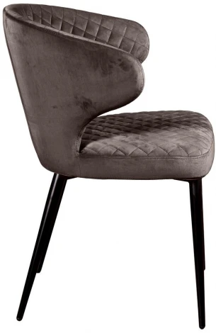 Стул Richard ромб, бархат антрацит 14 Top Concept 77335