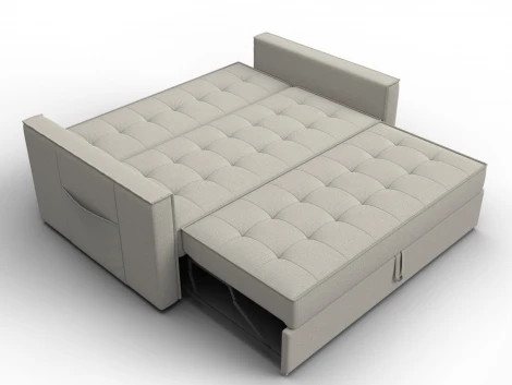 Диван прямой Лига-104 (140) (ЛДСП,Брус,Фанера,Рогожка/Бежевый) Лига Диванов 134858