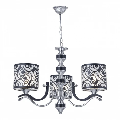 Подвесная люстра Arte Milano Florentia-4957 304957/3 Bk/Ni (220V, на цепи)