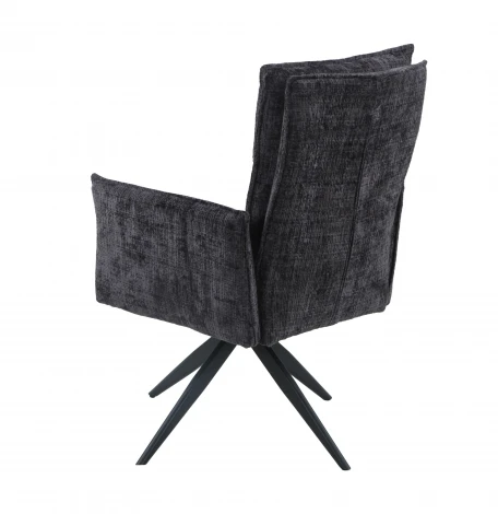 Стул DikLine 6824 тк. Серая 709-23, опоры черные поворотный