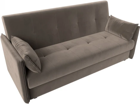 Диван-книжка Лига-018 (Коричневый/Велюр) Лига Диванов арт.117843