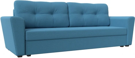 Диван прямой Амстердам Лайт (Голубой/Рогожка) Лига Диванов арт.121135