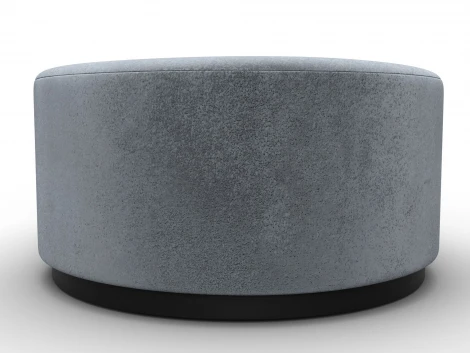 Пуф 005 (ДСП/Пластик/Велюр/Серый) Лига Диванов 132370