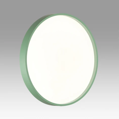 Настенно-потолочный светильник светодиодный Sonex Mavic 7743/CL COLOR SN пластик/белый/зеленый LED 30Вт 4000К D330 (220V, круглые, IP43)