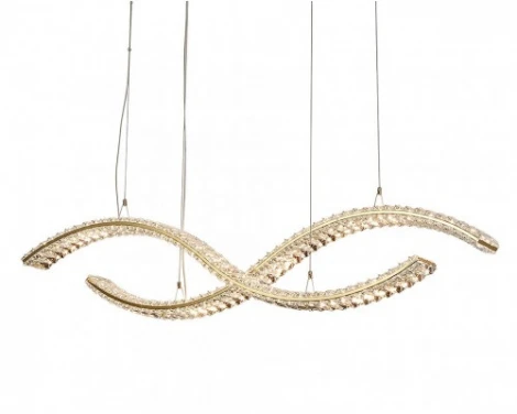 Подвесной светодиодный светильник Newport 8240 8242N/110 gold (220V, на тросе)