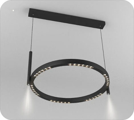 Подвесной светильник Alfa Light F0324-87 (LED, 220V, на проводе, кольцо)