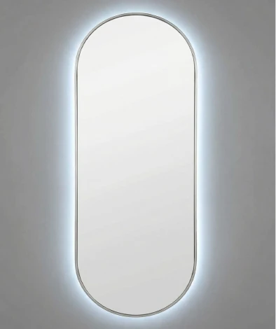 Kapsel L LED Silver Зеркало в раме с подсветкой Art-Zerkalo SM034LSL 13897
