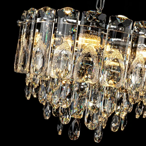 Подвесная люстра хрустальная Modelux MODELUX ML.7220.400 CR