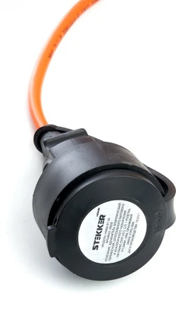 Удлинитель одноместный без заземления 10 метров на рамке Stekker Home 39490