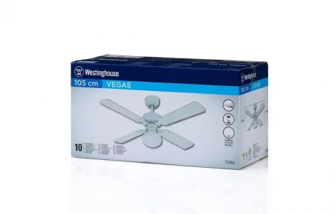 Потолочная люстра Westinghouse Vegas White 72185WES