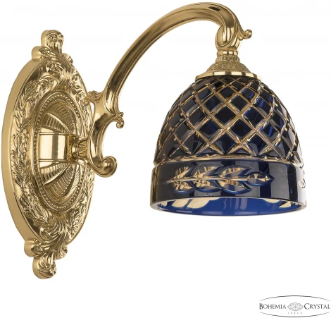 Бра Bohemia Verona 7209B10/1/175 G P1 D Amber-Blue/H-1J