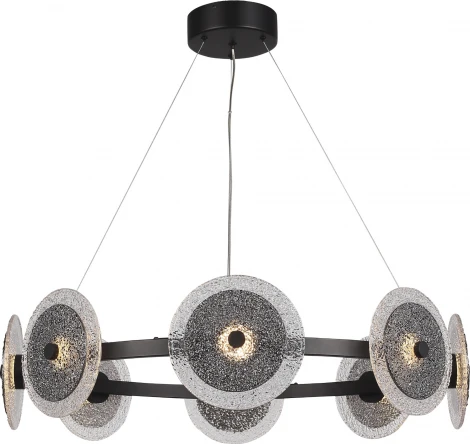 Подвесной светильник ST Luce Alumno SL6142.443.01 черный/дымчатый LED 1*44W 4000K (220V, на тросе)