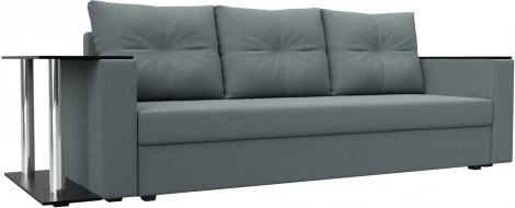 Диван прямой Атланта Лайт со столом слева Лига Диванов (Рогожка) арт.126162L