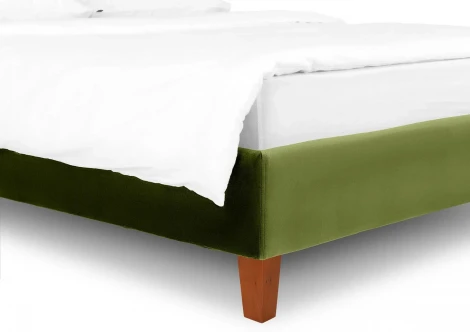 Кровать Queen II Victoria L 1600 ОГОГО (арт.663244), (Ткань/Зеленый)