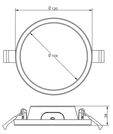 Точечный встраиваемый светильник Deko-Light Alya 565320