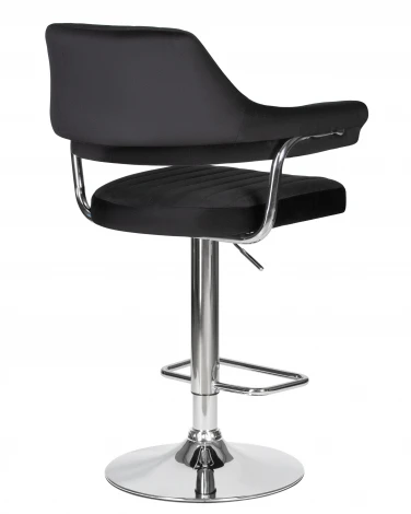Стул барный DOBRIN CHARLY (черный велюр (MJ9-101))