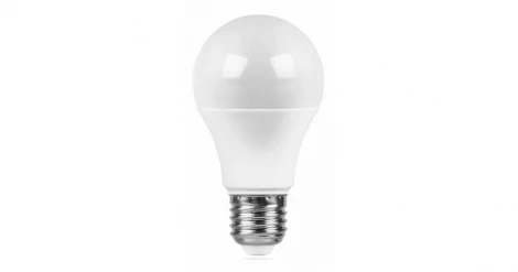 Лампочка светодиодная шар белая колба E27 15 Вт 2700K теплое белое свечение Feron 55010