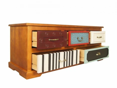 Комод под ТВ Gouache Birch 5 ящиков