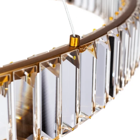 Подвесная люстра Divinare Renata 1135/17 SP-47 (LED, 220V, хрусталь, на тросе, кольцо)