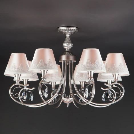 Потолочная люстра Eurosvet Incanto 60069/8 серебро (220V)
