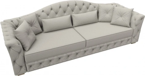 Диван прямой Артис (Бежевый/Рогожка) Лига Диванов арт.122568